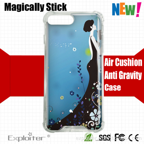 Exploiter good quality trending product ultra thin soft tpu transparent acrylic combo case back cover for iphone 7 plus clear ca